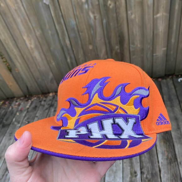 Vintage 1998 Adidas Pheonix Suns Embroidered NBA Basketball Hat Cap - Picture 3 of 8